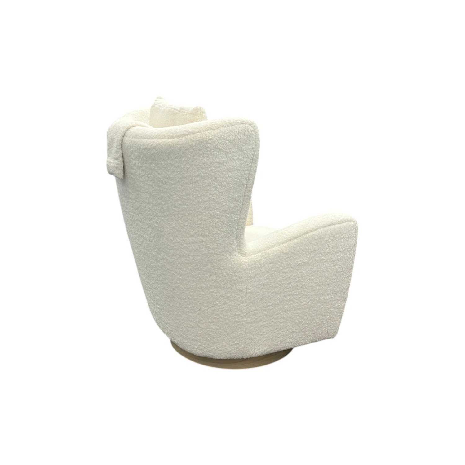 Collette Sherpa Swivel Armchair - image-8