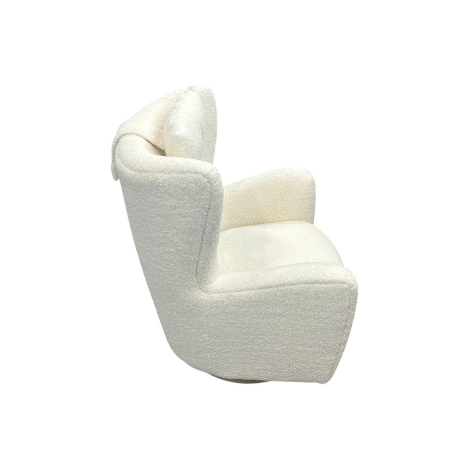 Collette Sherpa Swivel Armchair - image-22