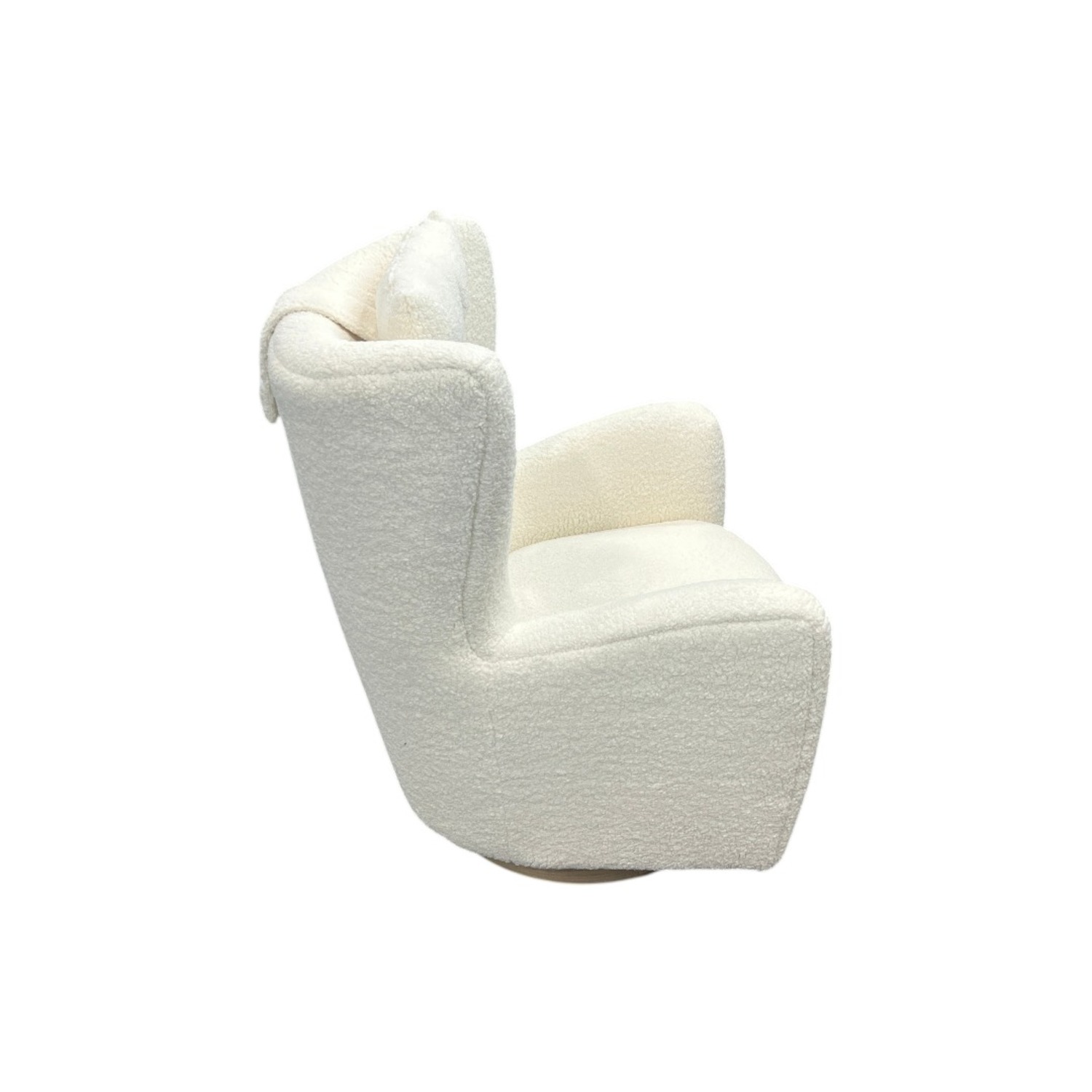 Collette Sherpa Swivel Armchair - image-21
