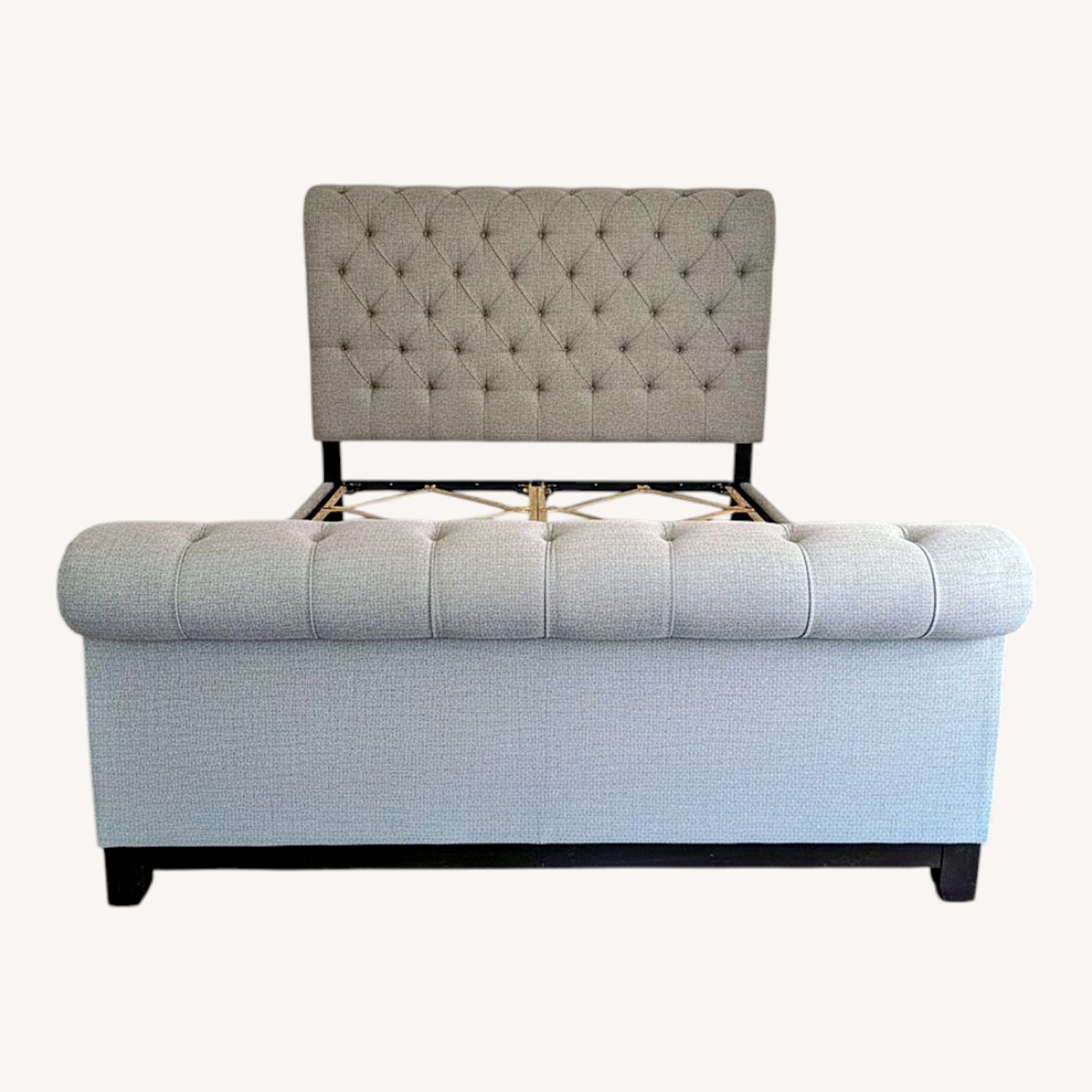 Ashley Furniture White King Bed - image-0