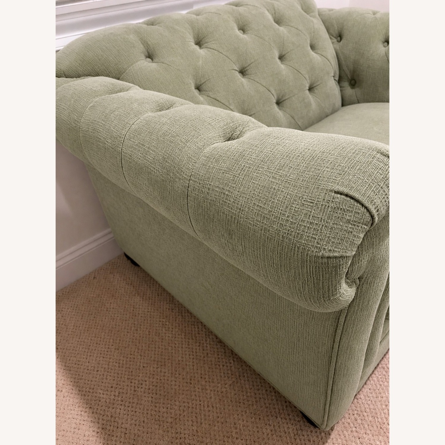 Pottery Barn Chesterfield Roll Arm Chair - image-3