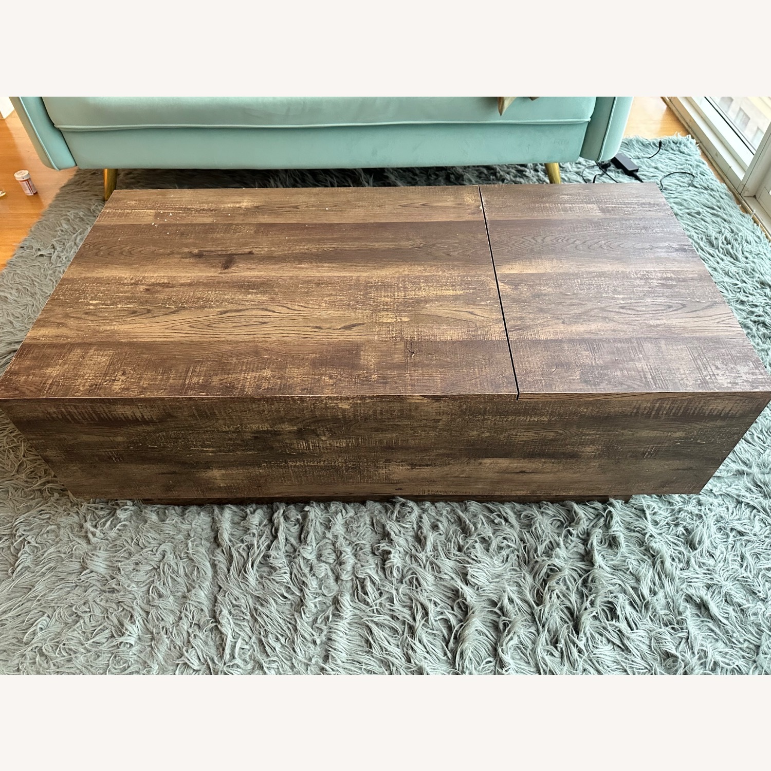 Wayfair Dark Brown Wood Coffee Table - image-4