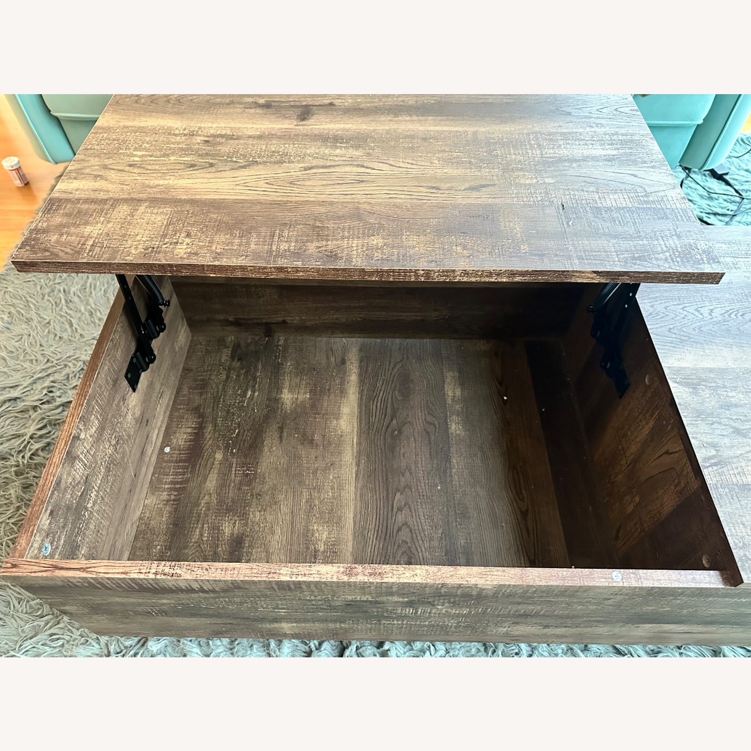 Wayfair Dark Brown Wood Coffee Table - image-7