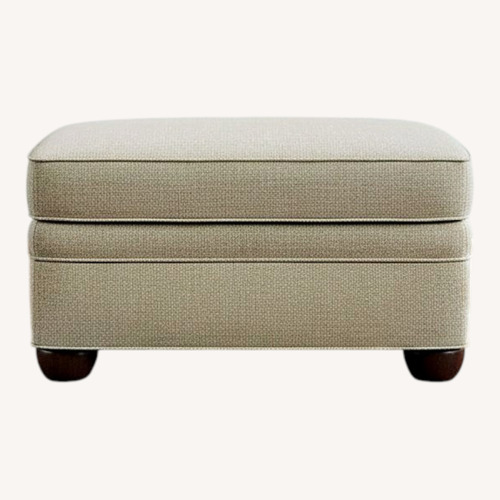 Used Pottery Barn Chesterfield Ottoman for sale on AptDeco