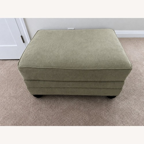 Used Pottery Barn Chesterfield Ottoman for sale on AptDeco