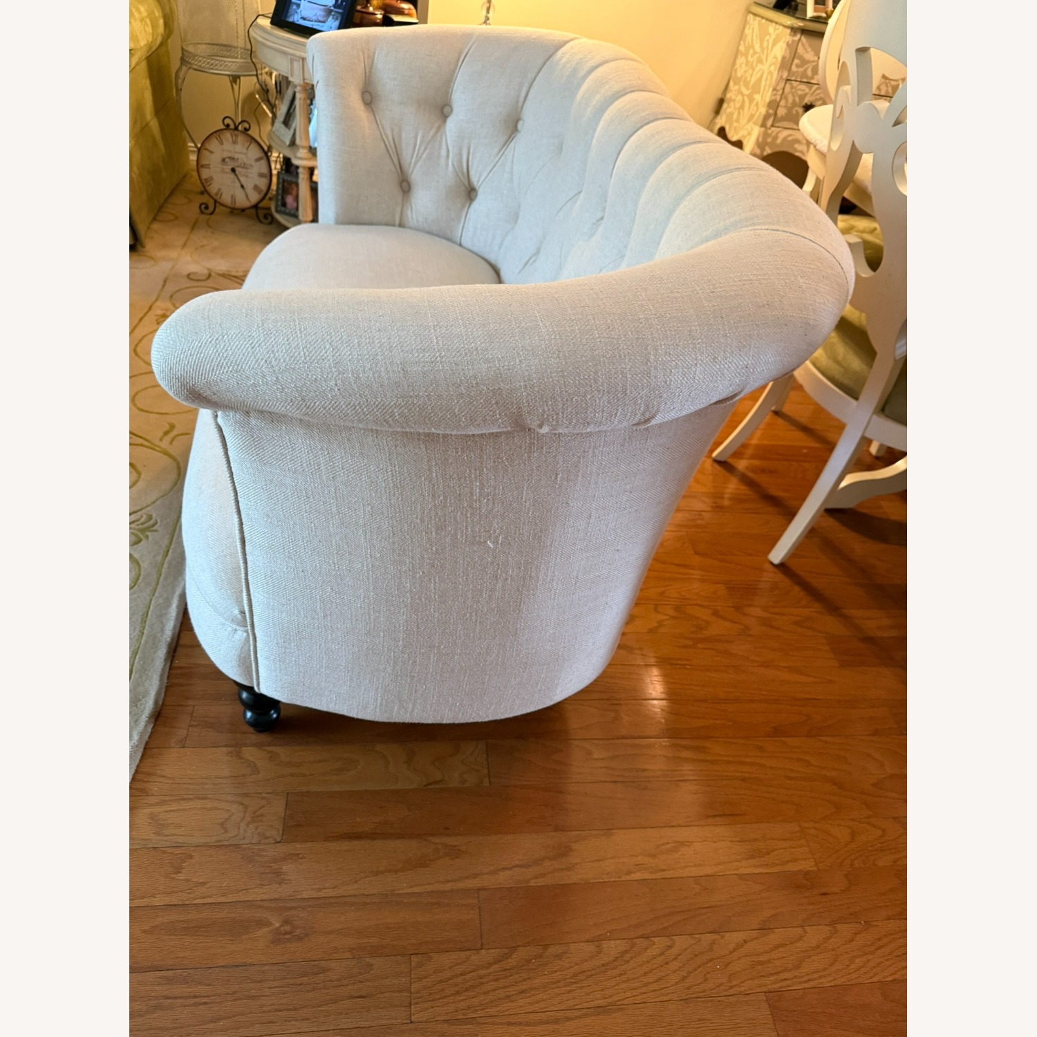 Pier 1 Imports Collette Natural Fabric Loveseat - image-2