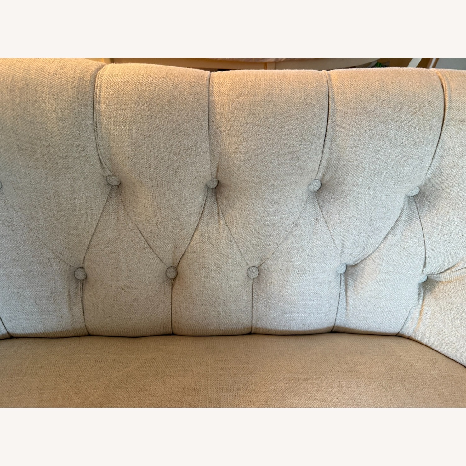 Pier 1 Imports Collette Natural Fabric Loveseat - image-5