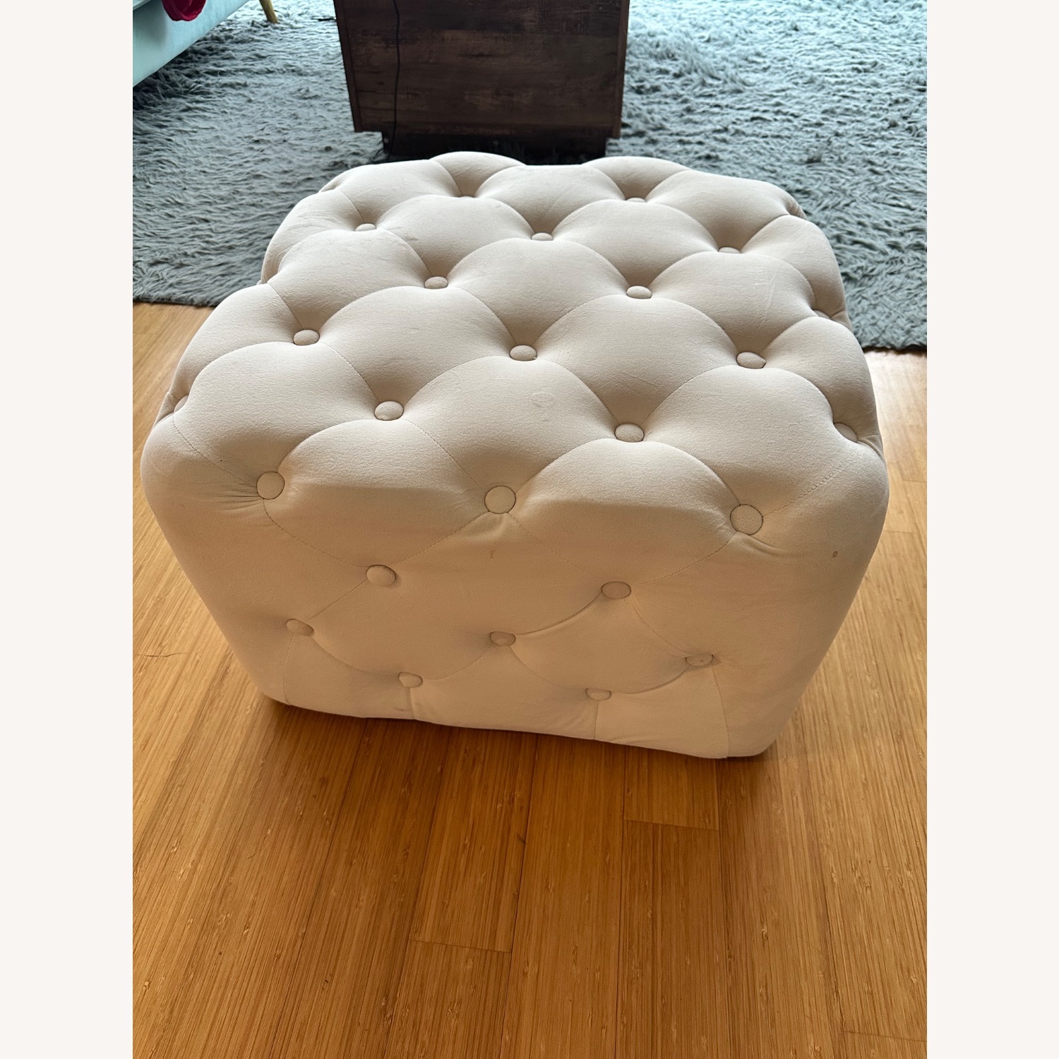 White Ottoman - image-1