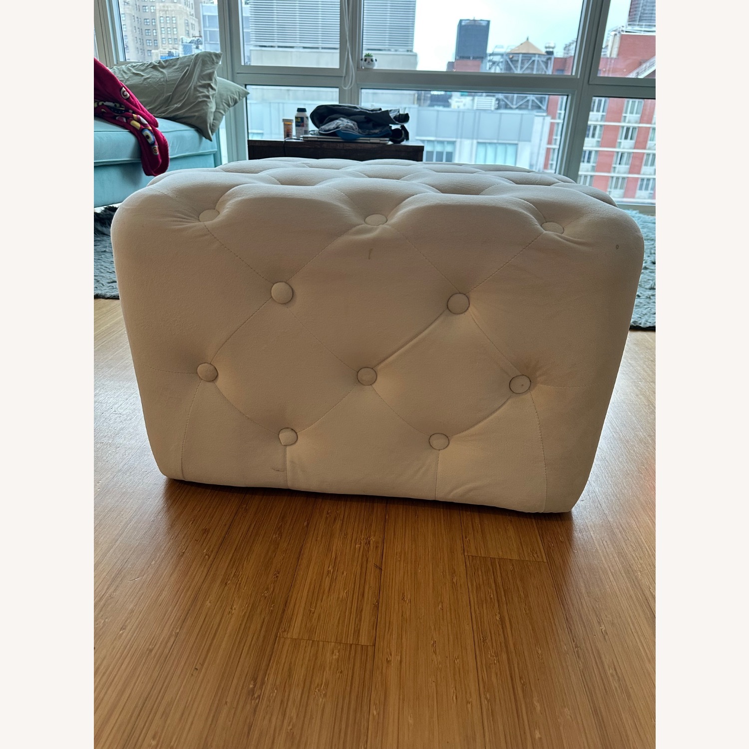 White Ottoman - image-2