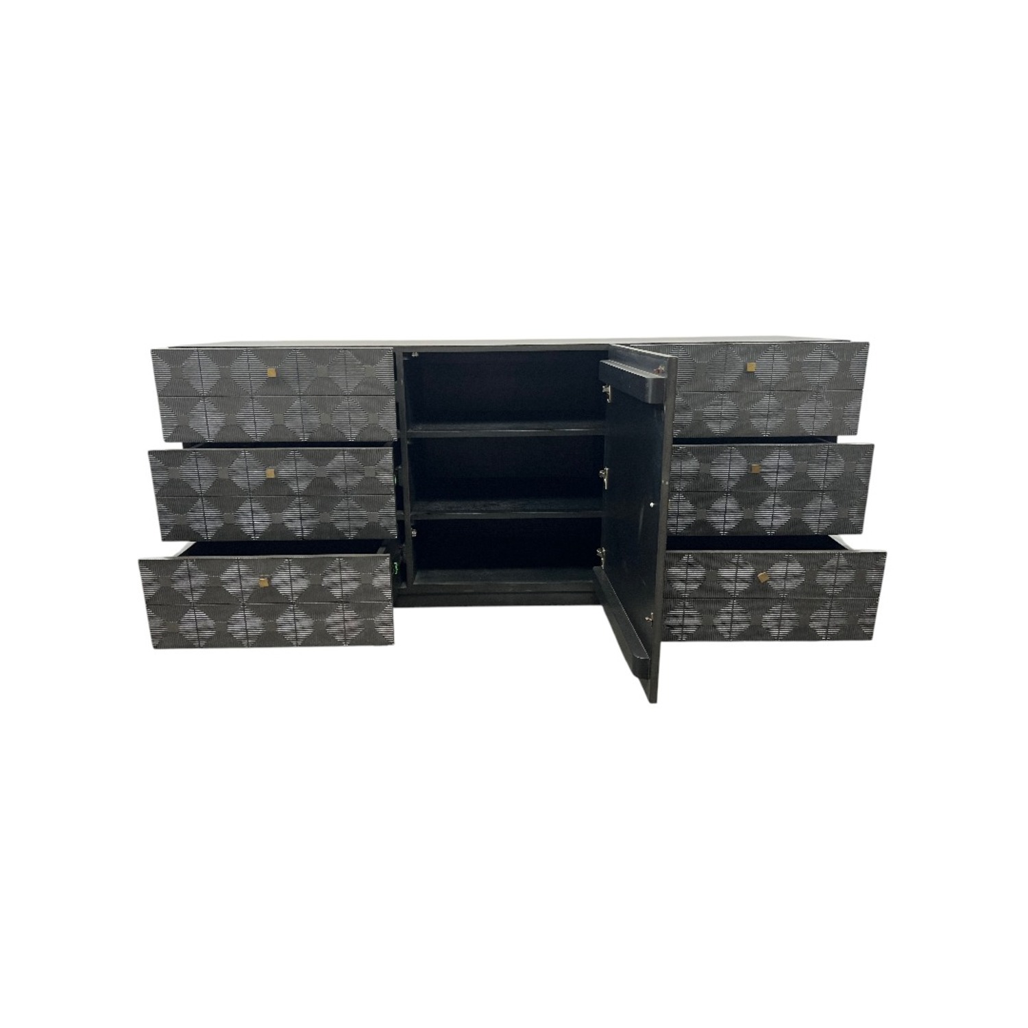 Noir Leon 6 - Drawer Dresser - image-2