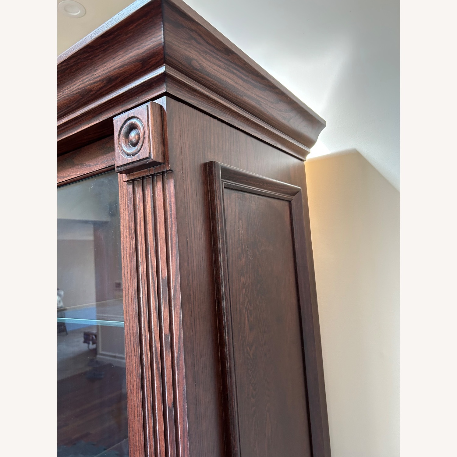 Solid Wood Entertainment Center - image-4