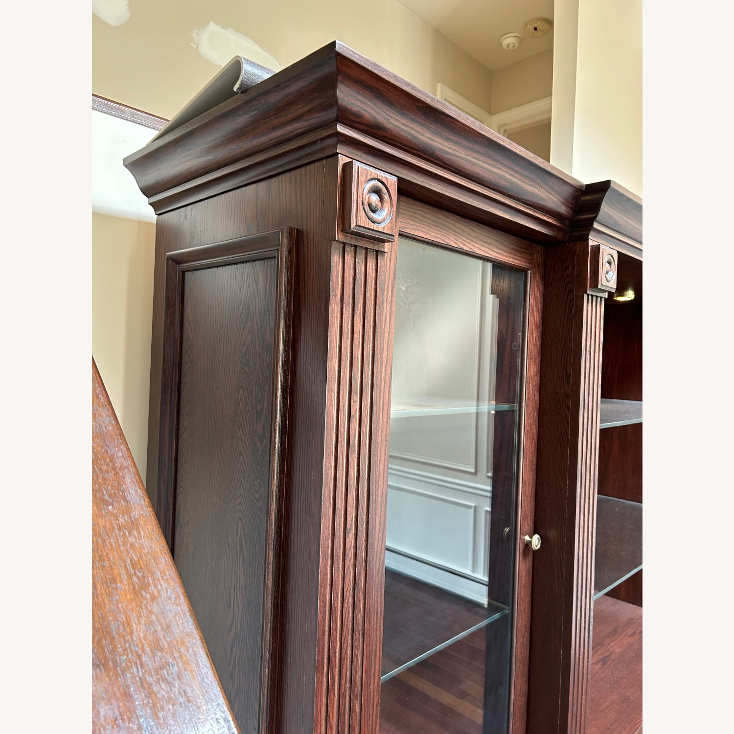 Solid Wood Entertainment Center - image-3