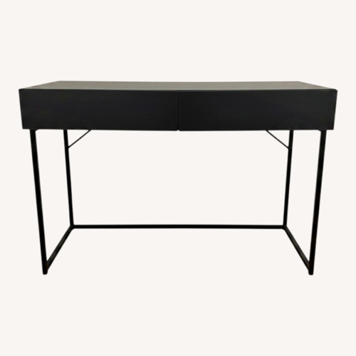 Used Dark Brown Wood Desk for sale on AptDeco