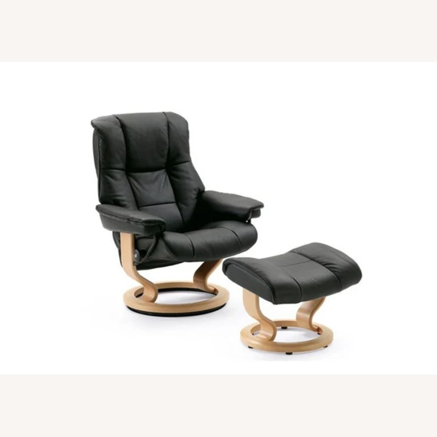 Stressless Swivel Recliner Chair and Ottoman - image-6