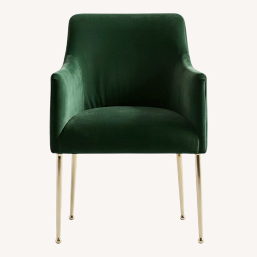 Used Anthropologie Green Elowen Armchair for sale on AptDeco
