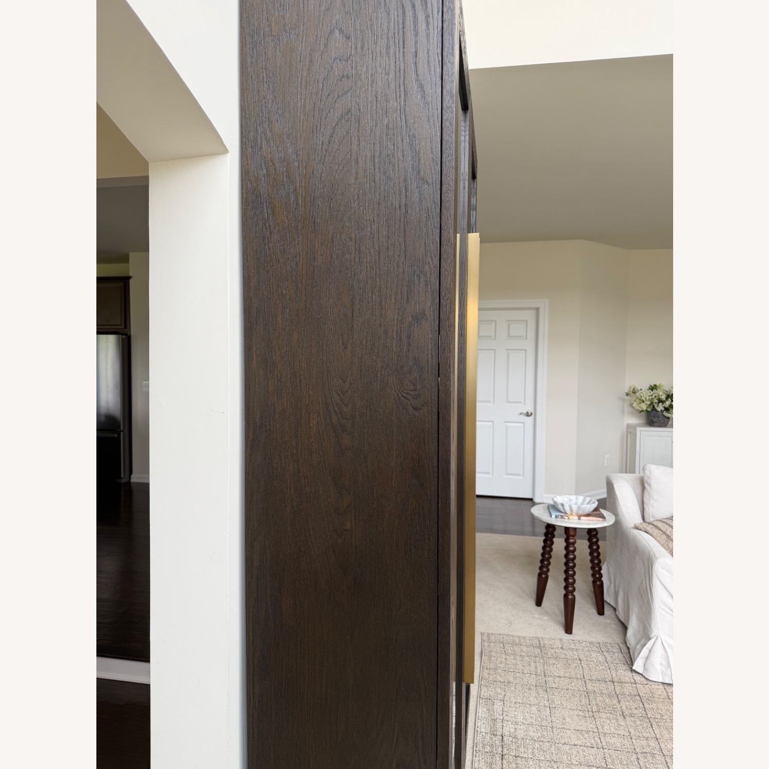 Restoration Hardware Machinto Glass Cabinet - image-2