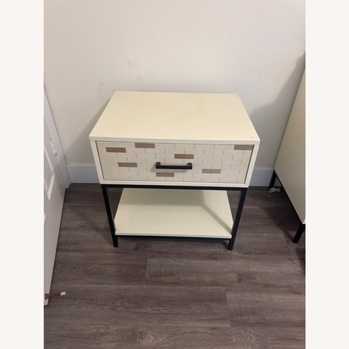 Used Living Spaces Elden II Wood Nightstand for sale on AptDeco