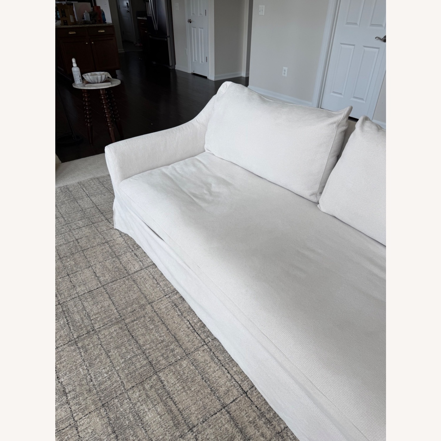 IKEA Färlöv White Fabric 3+ Seater Sofa - image-6