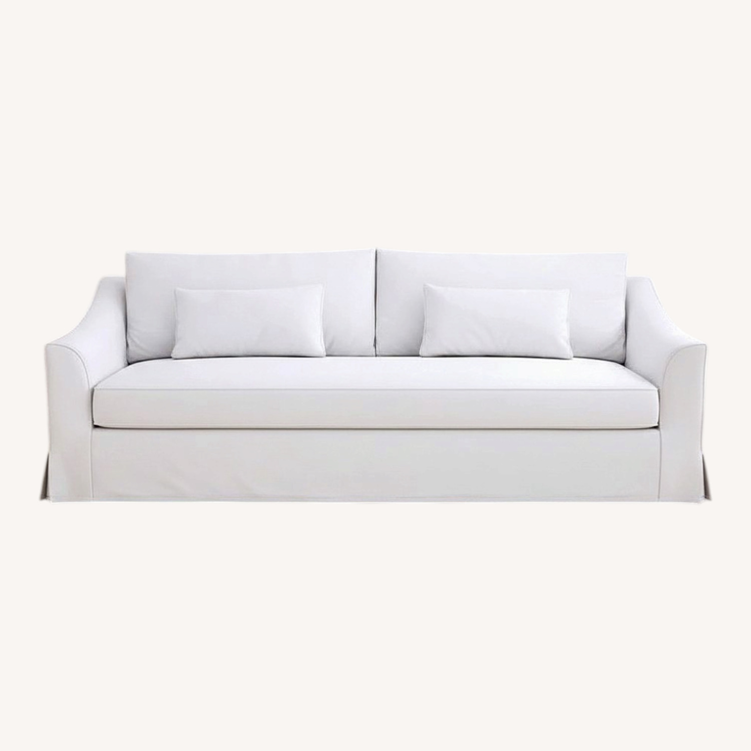 IKEA Färlöv White Fabric 3+ Seater Sofa - image-0