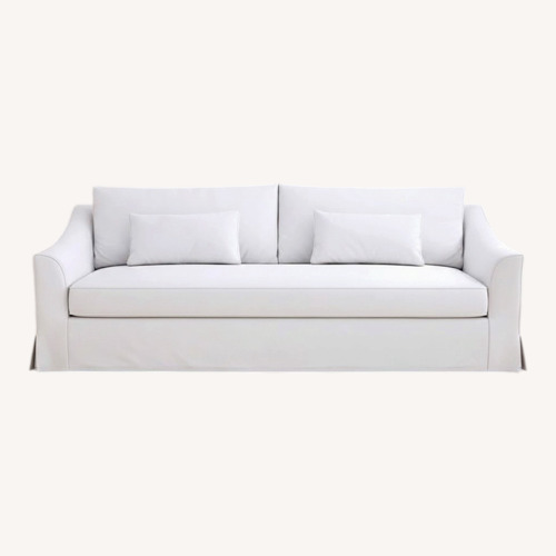 Used IKEA Färlöv White Fabric 3+ Seater Sofa for sale on AptDeco
