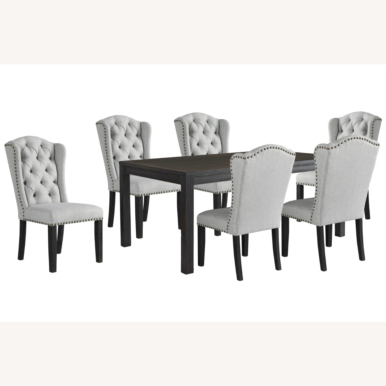 Ashley Furniture Dark Brown Wood Dining Sets - image-4