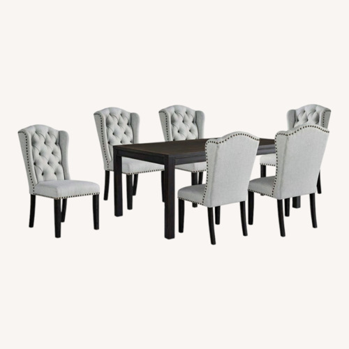 Used Ashley Furniture Dark Brown Wood Dining Sets for sale on AptDeco