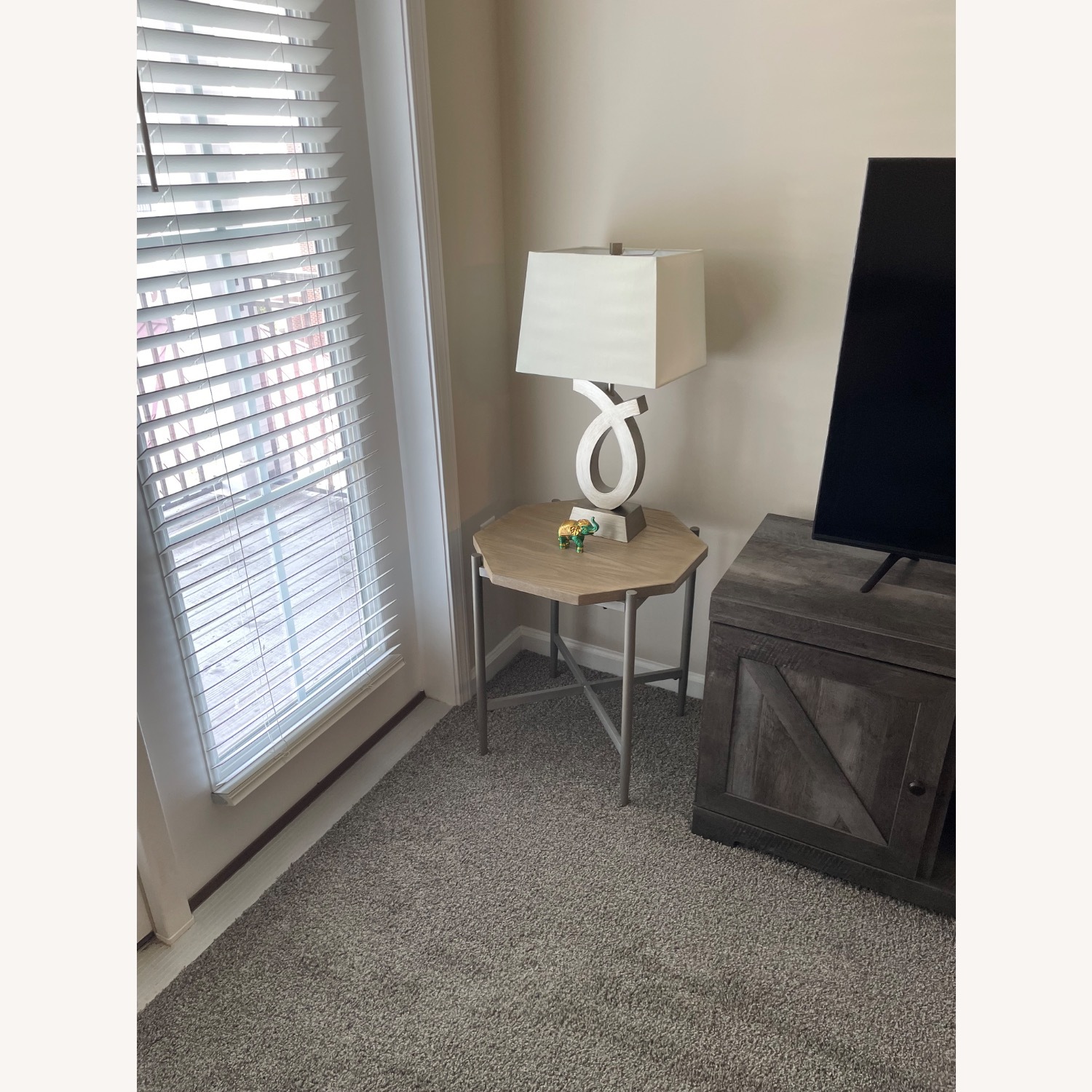 Ashley Furniture Gold Metal Table Lamp - image-1