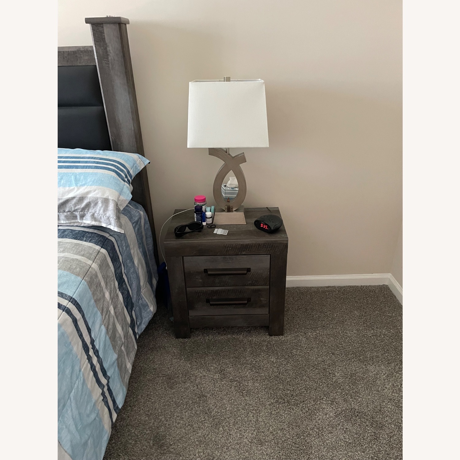 Ashley Furniture Gold Metal Table Lamp - image-2