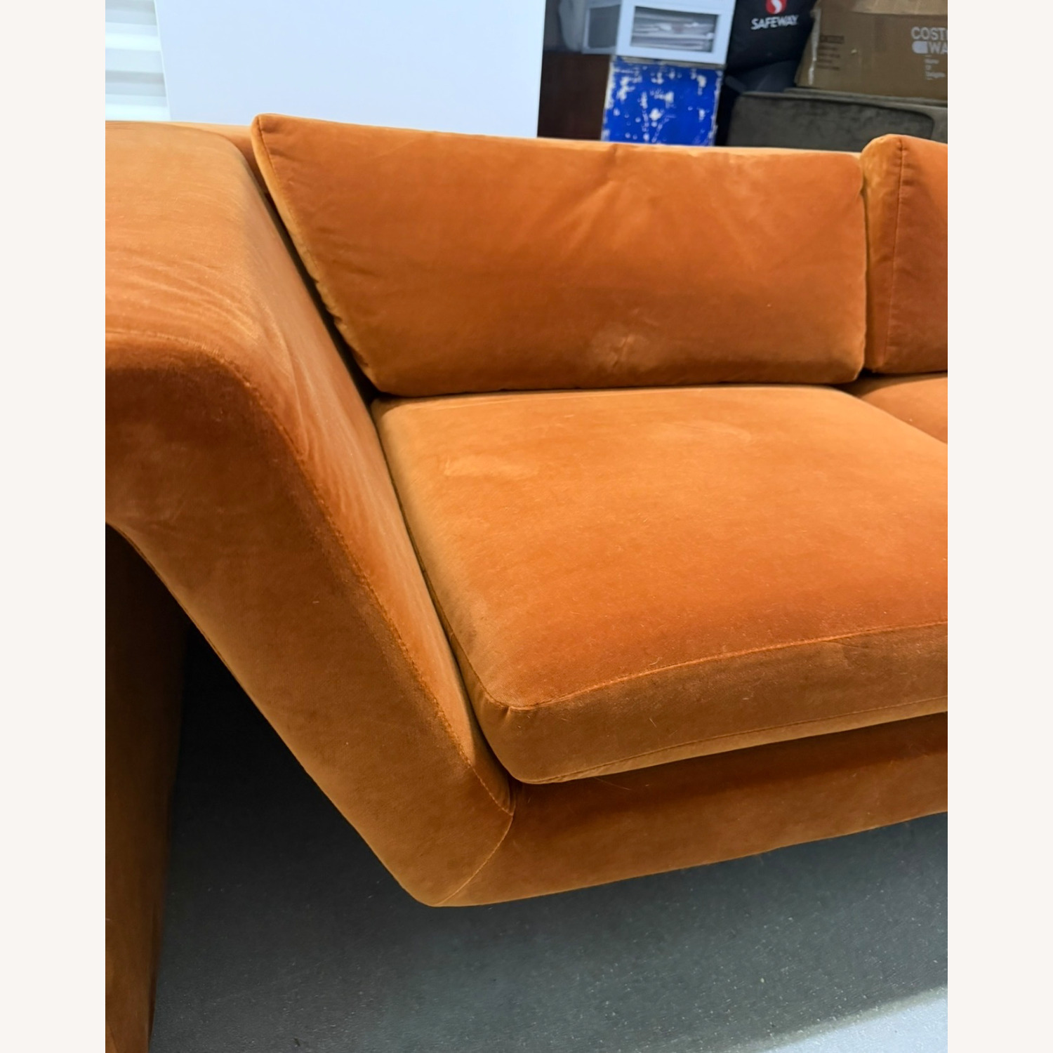 CB2 MTO Perimeter Sofa Luca Russet - image-10
