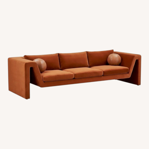 Used CB2 MTO Perimeter Sofa Luca Russet for sale on AptDeco