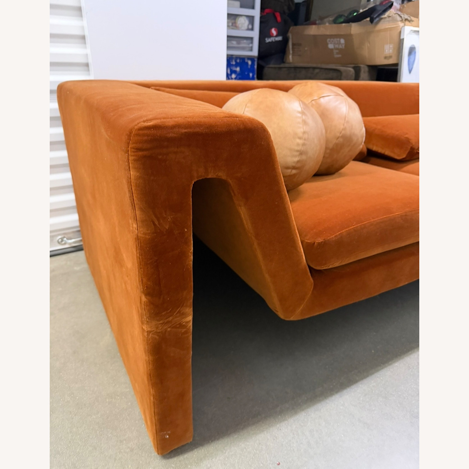 CB2 MTO Perimeter Sofa Luca Russet - image-8
