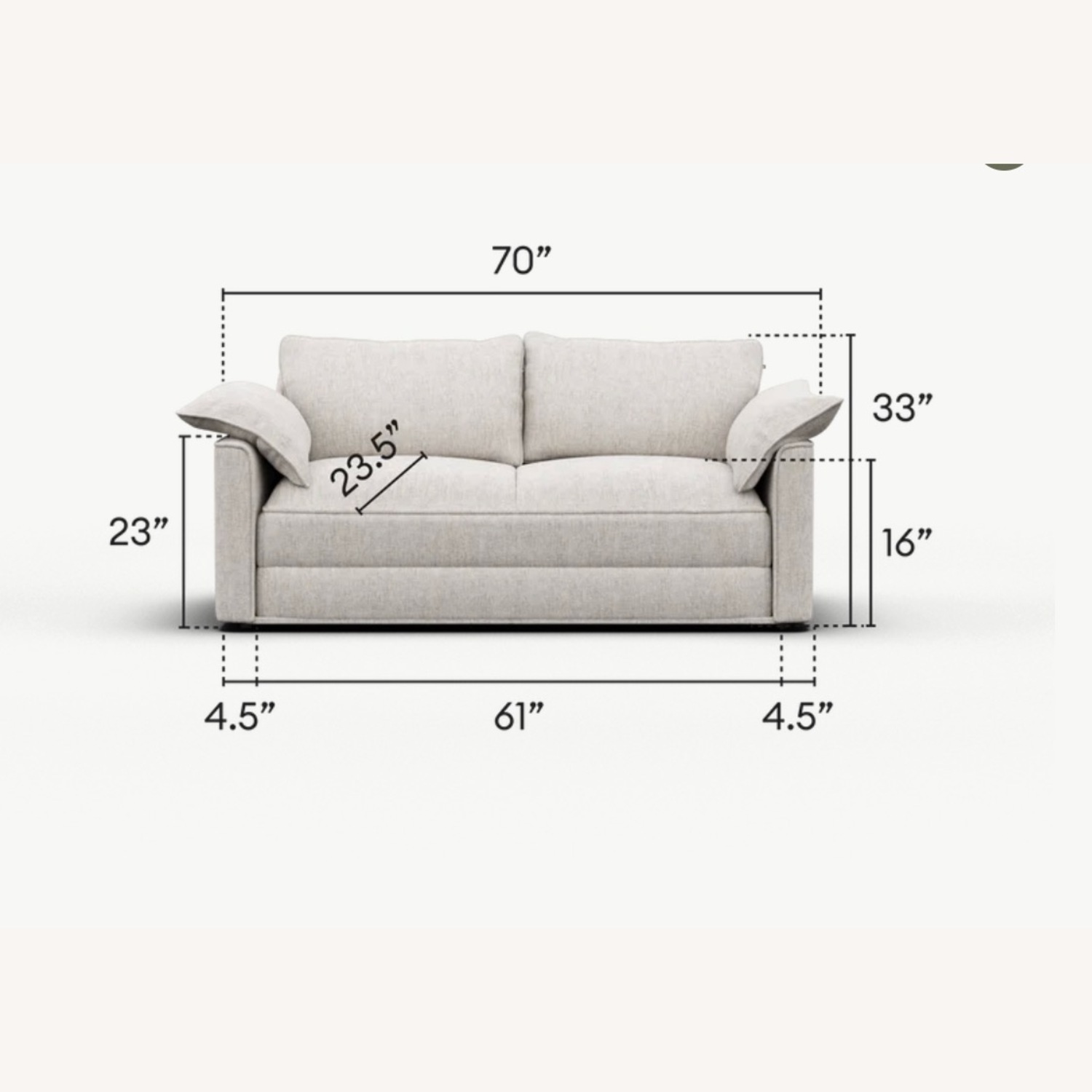 Koala Kare Products Green Fabric Sleeper Sofa - image-4