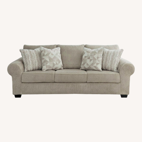 Used Ashley Furniture Light Gray Fabric 3+ Seater Sofa for sale on AptDeco