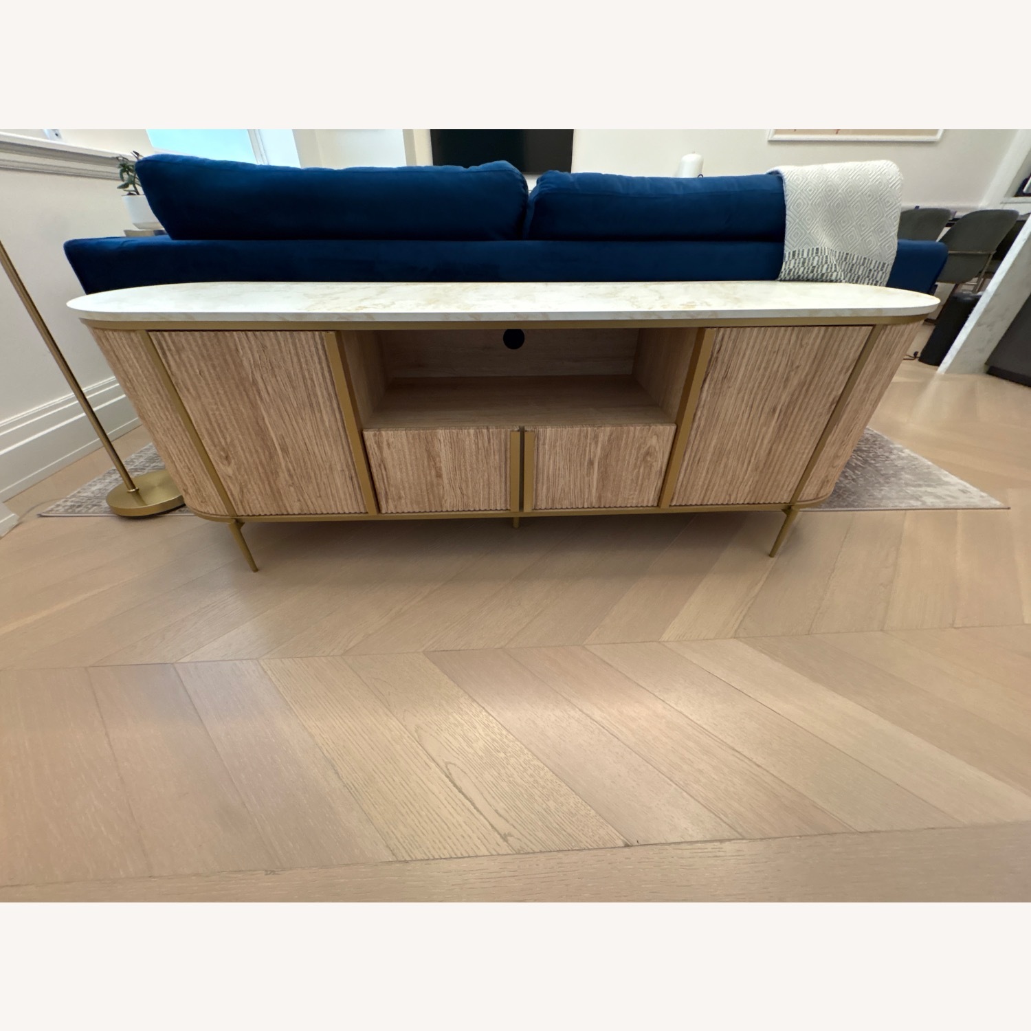 Wayfair Natural Wood Media Storage - image-2