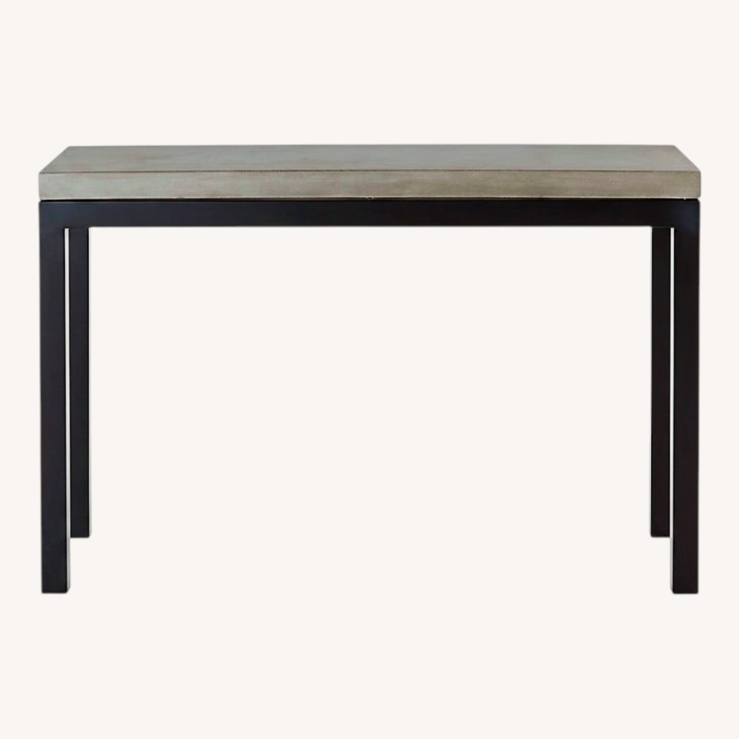 Crate & Barrel Gold Concrete Dining Table - image-0