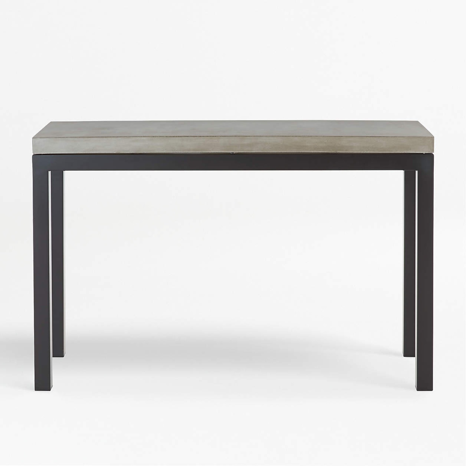 Crate & Barrel Gold Concrete Dining Table - image-5