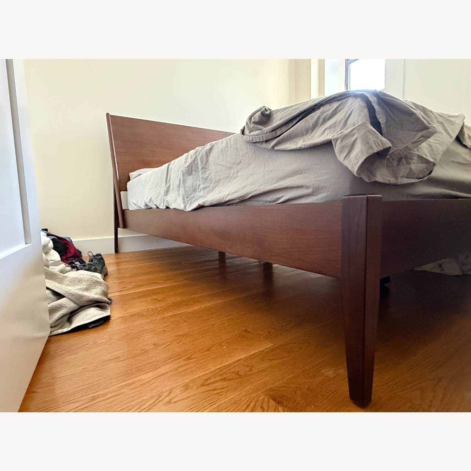 West Elm Wright Bed - Dark Walnut - image-2