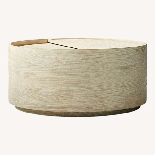 Used West Elm Storage Drum Coffee Table (36") for sale on AptDeco