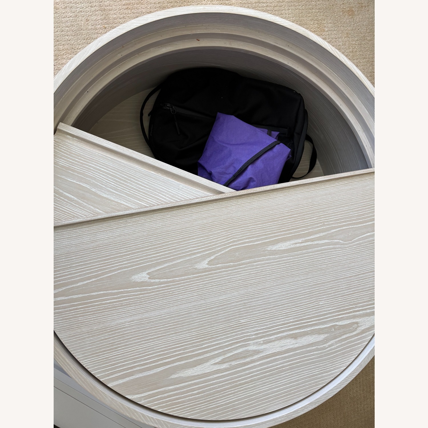West Elm Storage Drum Coffee Table (36") - image-2