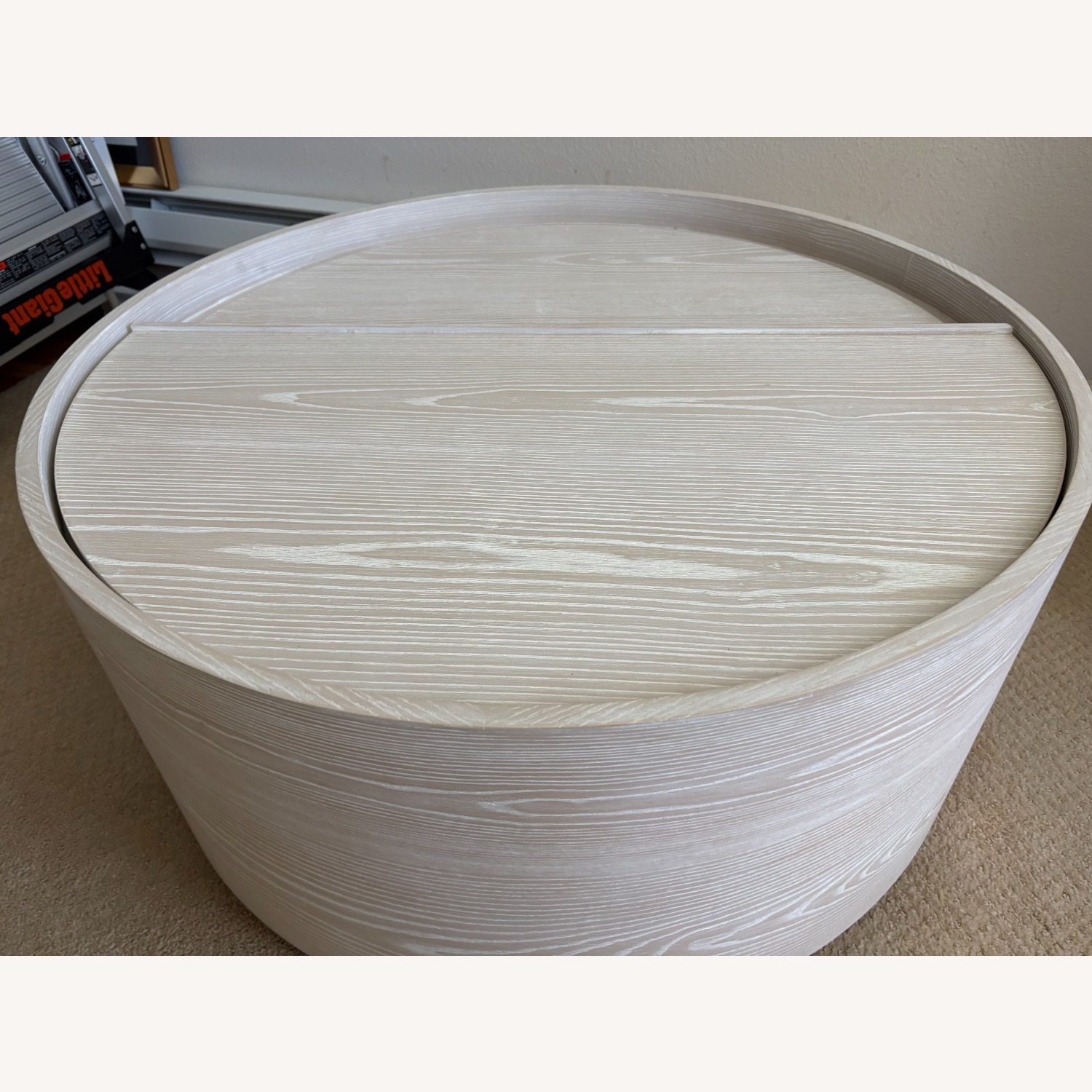 West Elm Storage Drum Coffee Table (36") - image-4