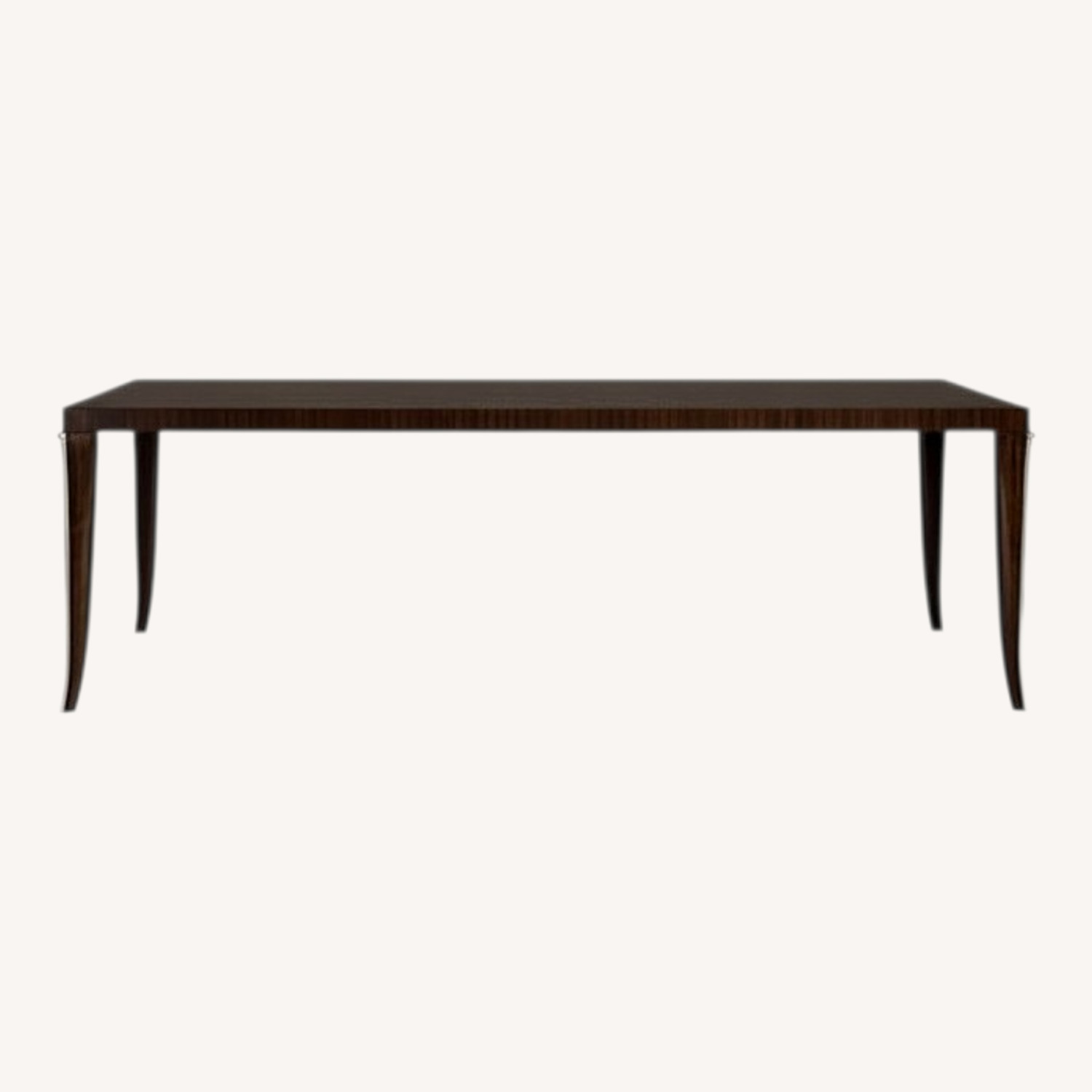 Light Gray Wood Dining Table - image-0
