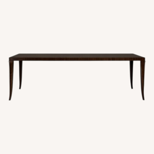 Used Light Gray Wood Dining Table for sale on AptDeco