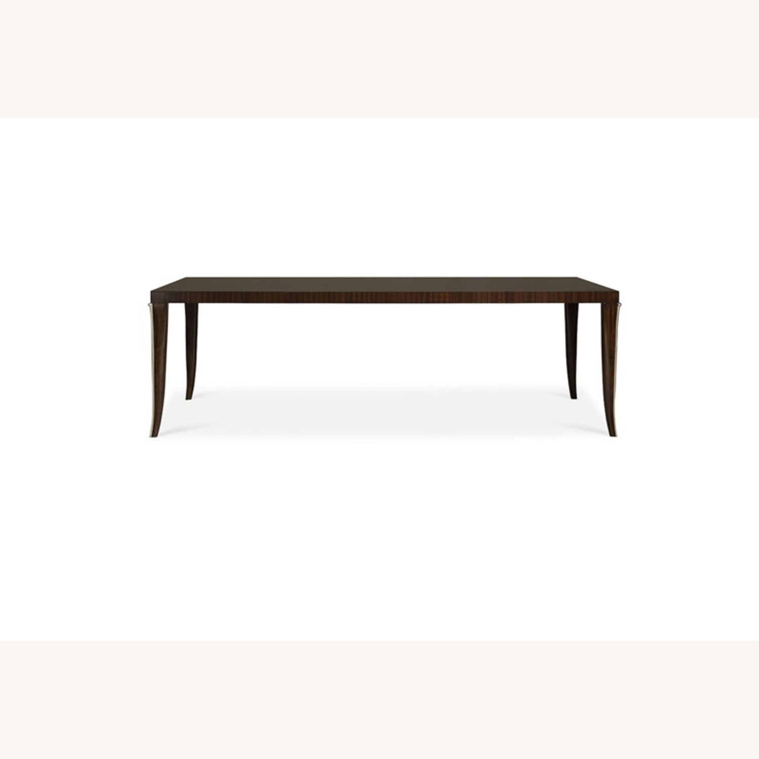 Light Gray Wood Dining Table - image-4