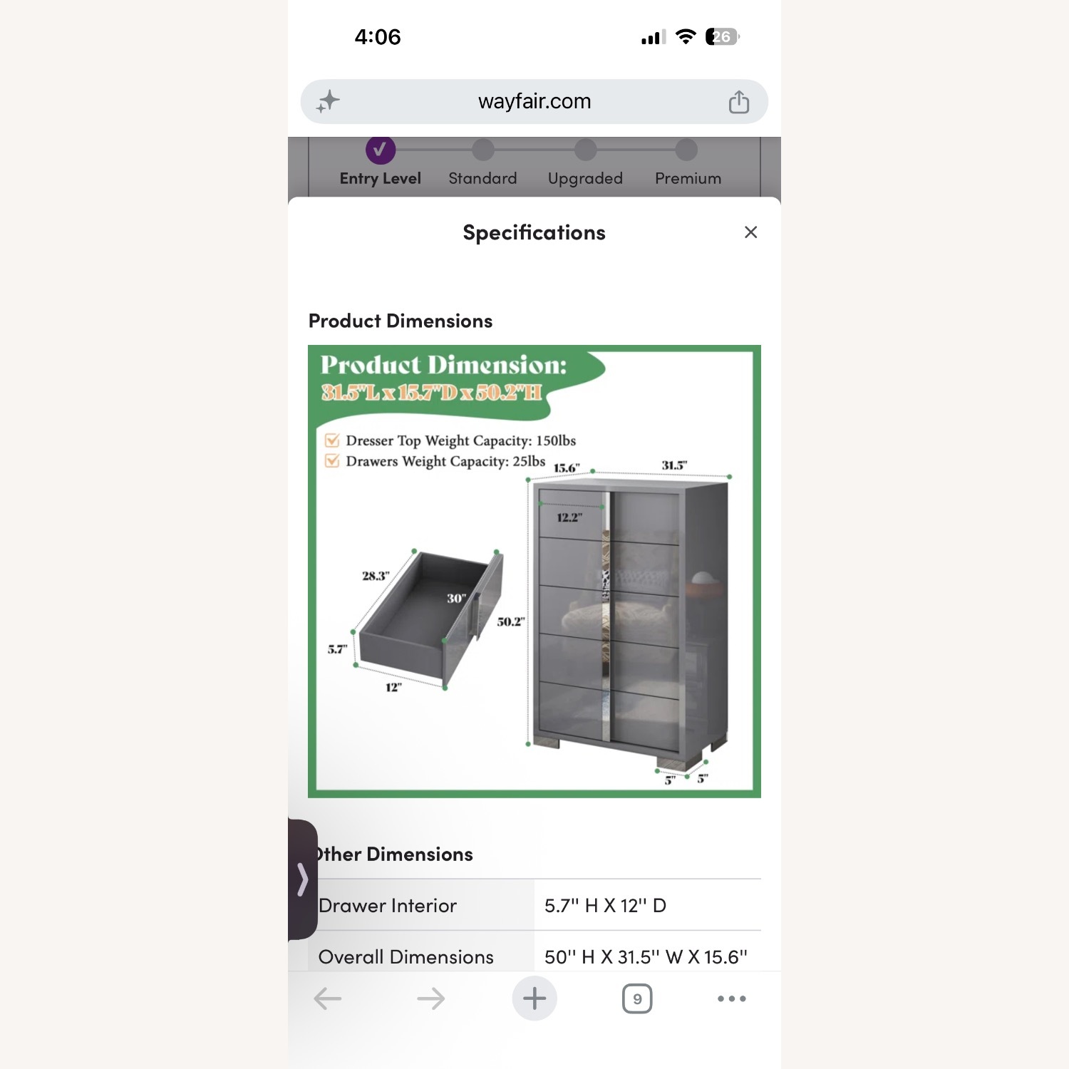 Wayfair Drawer Vertical Chest - image-6