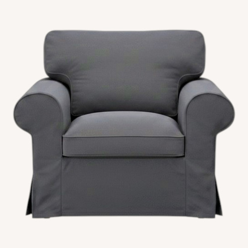 Used IKEA Uppland Armchair and Ottoman for sale on AptDeco