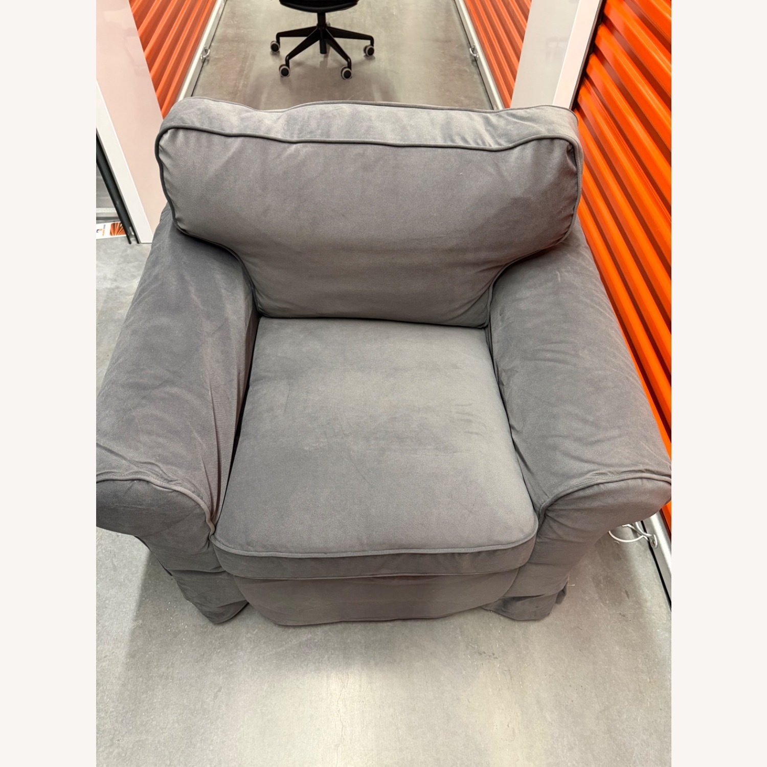 IKEA Uppland Armchair and Ottoman - image-2