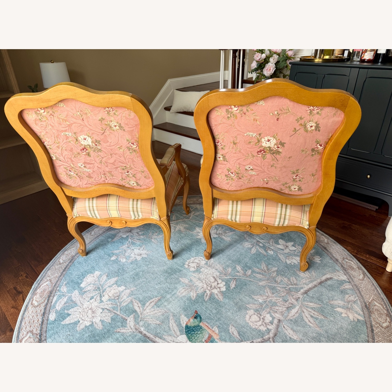 Ethan Allen French Provincial Chairs (Pair) - image-3