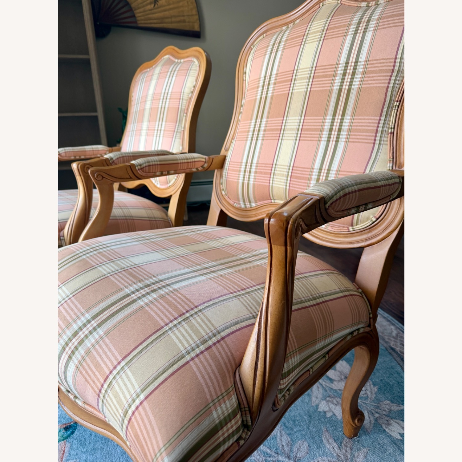 Ethan Allen French Provincial Chairs (Pair) - image-2