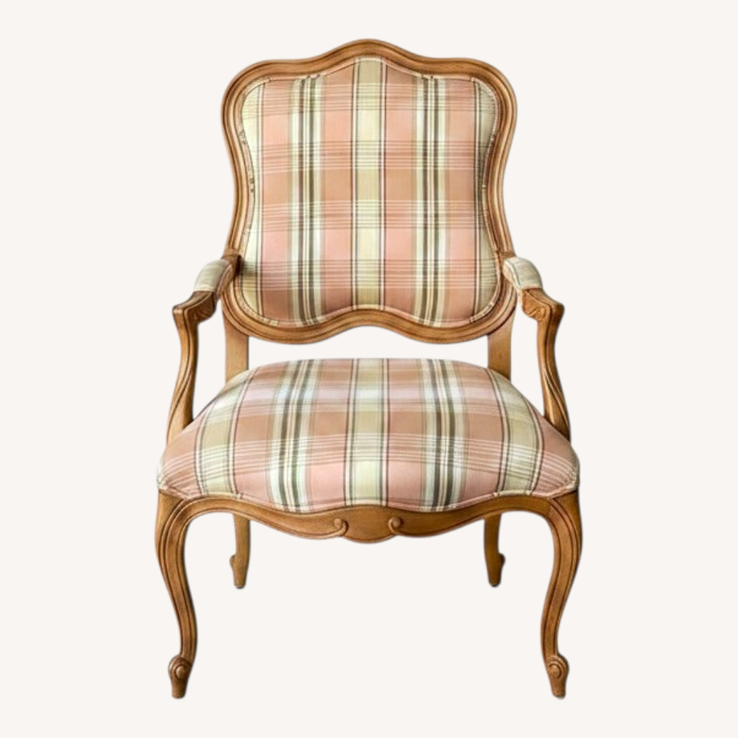 Ethan Allen French Provincial Chairs (Pair) - image-0
