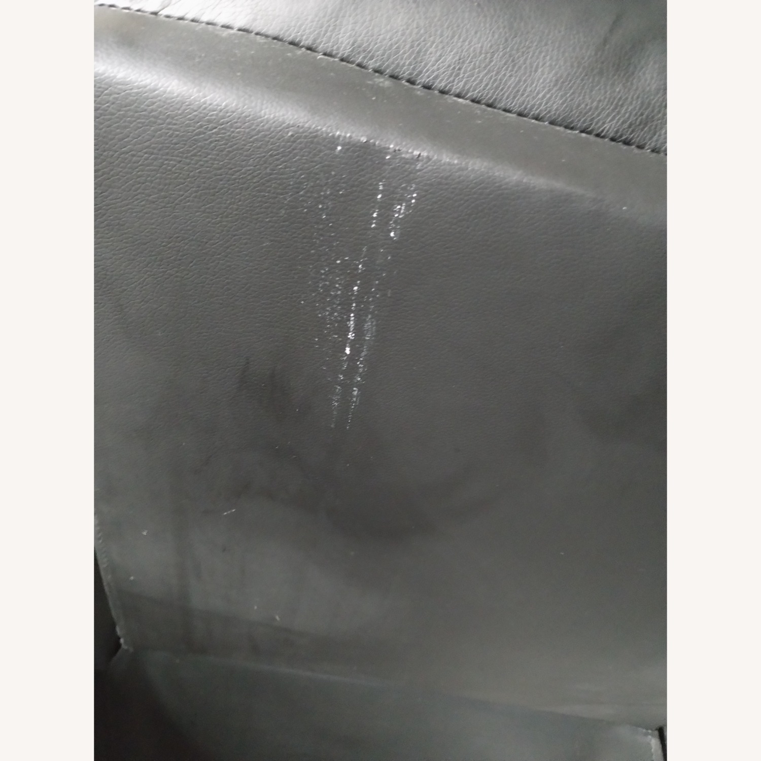 Black Leather Recliner With Massage Remote - image-4
